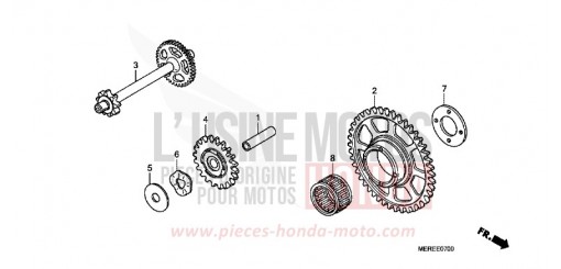 EMBRAYAGE DE DEMARRAGE CBF600N9 de 2009